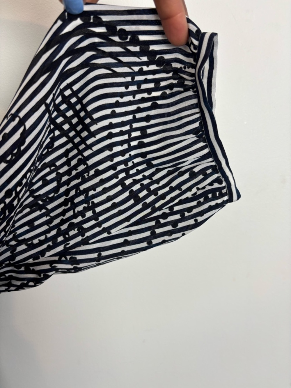 Saloni Tyra Silk Black and White Dress In Size 10 NWT - Picture 7 of 10